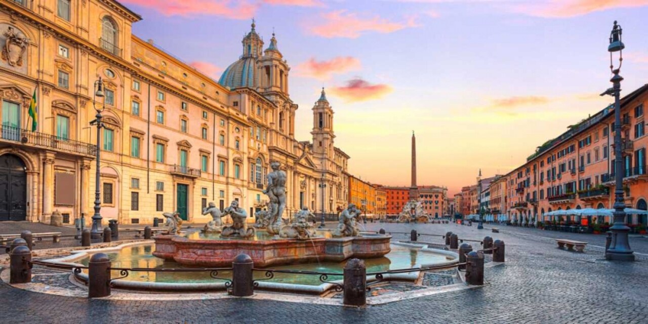 Piazza Navona, Roma Poster Print by Anonymous - Item # VARPDX2AP3993